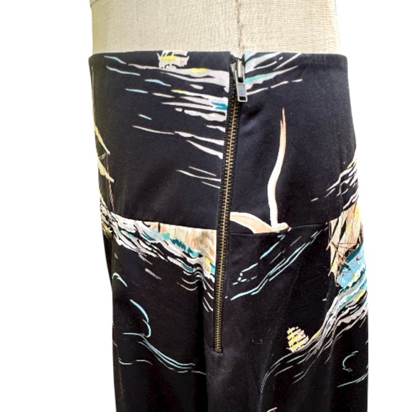 NWT Anthropologie Leifnotes sail away midi skirt. Size 10 - Picture 6 of 10
